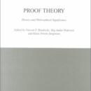 Proof Theory: History and Philosophical Significance